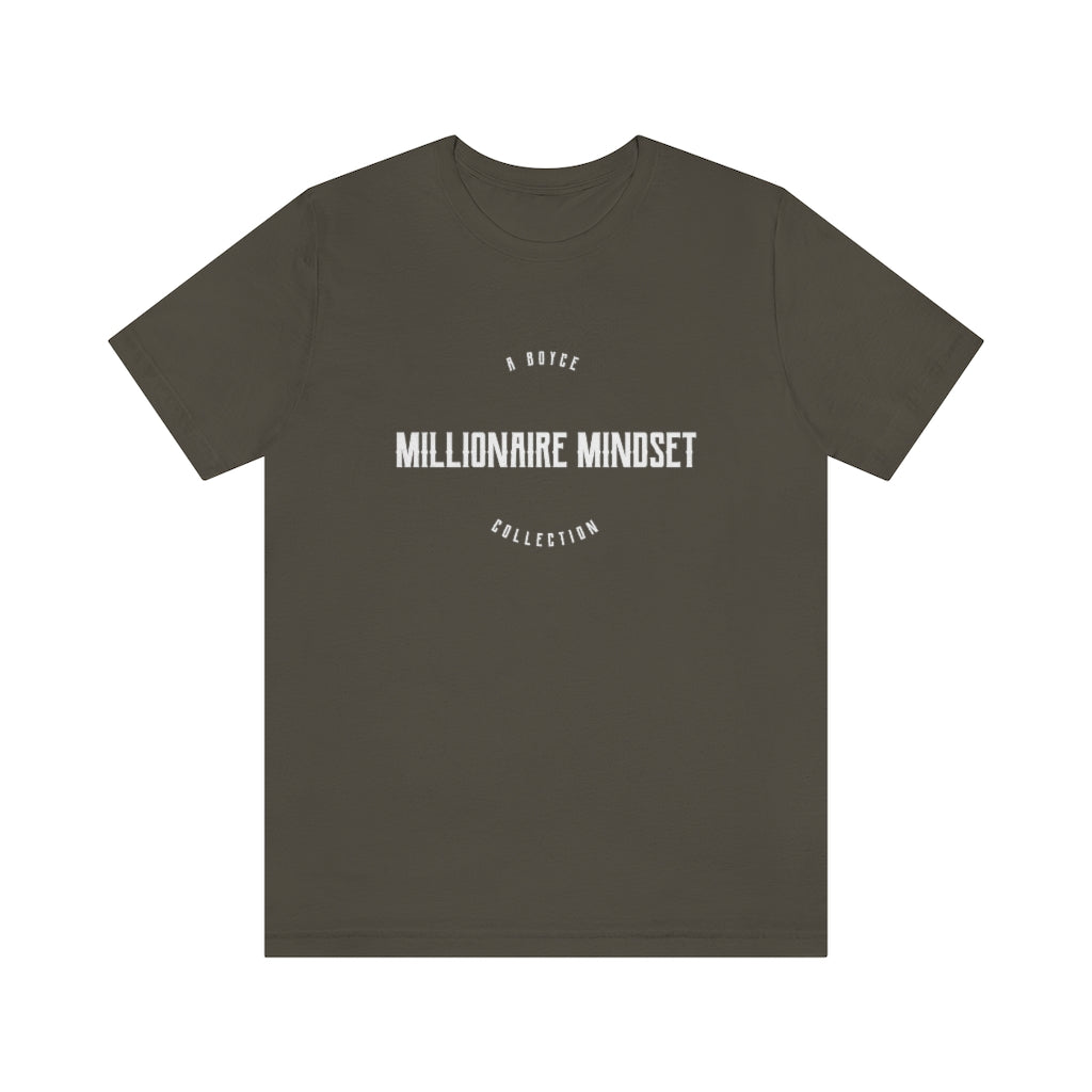 "Millionaire Mindset" Unisex Jersey Short Sleeve Tee